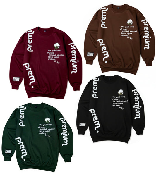 Premium Plant to fabric Crewneck Sweatshirt