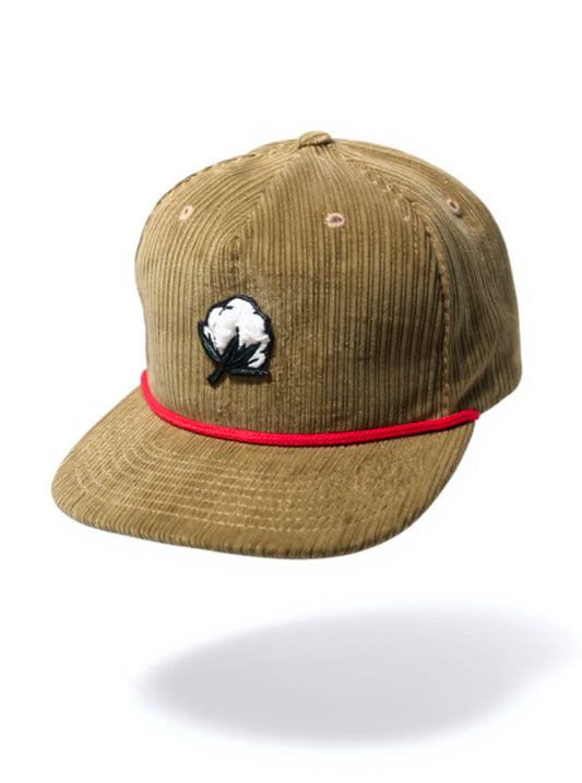 Khaki Corduroy Snapback